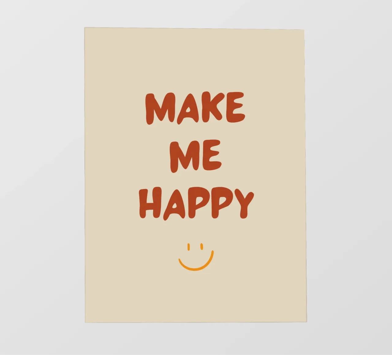 Make me Happy - Retro Colors pellicola backlit da Imaginative Quotes