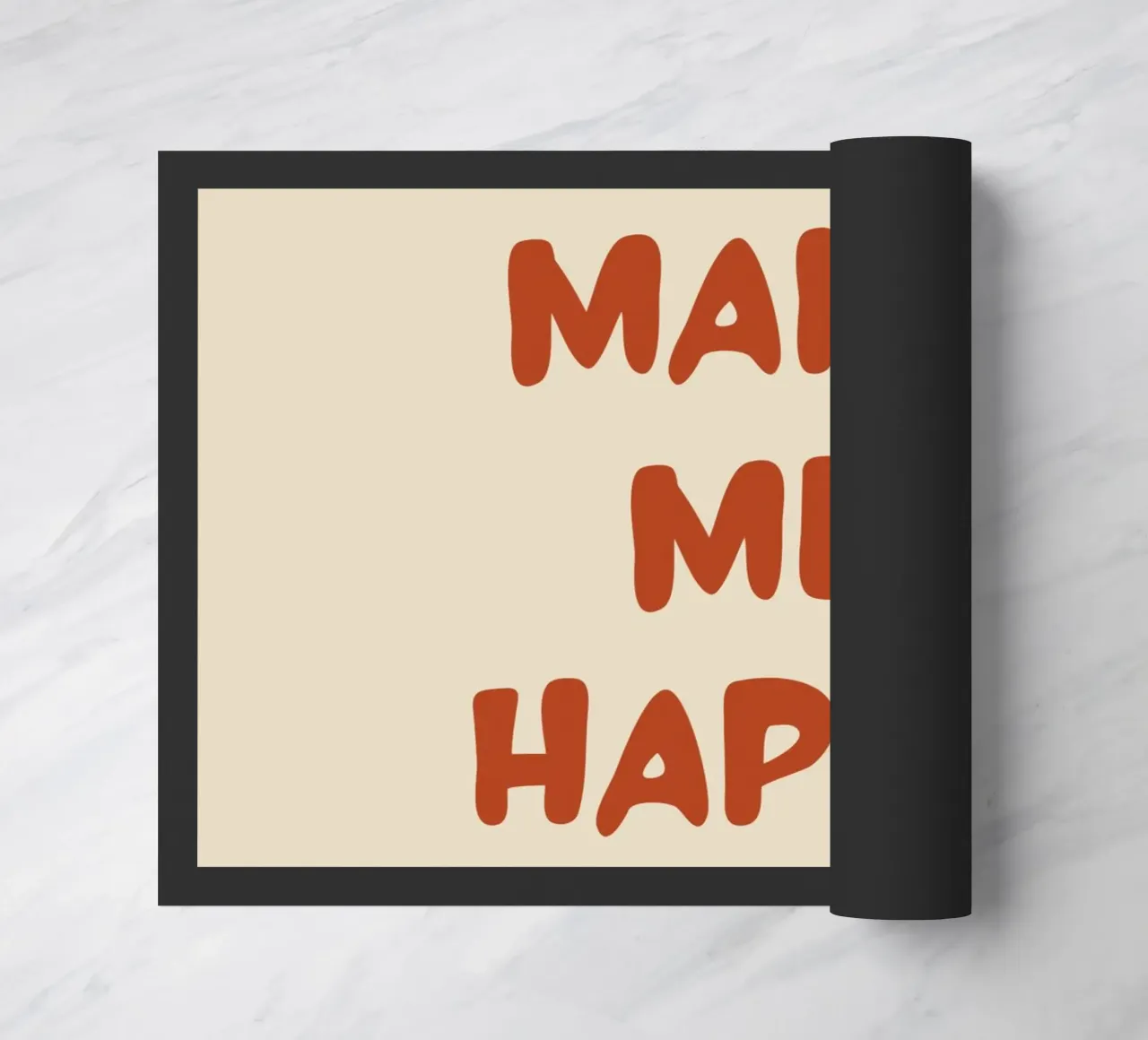 Make me Happy - Retro Colors zerbino da Imaginative Quotes