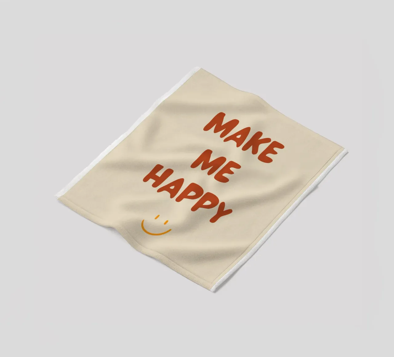 Make me Happy - Retro Colors coperta in pile da Imaginative Quotes