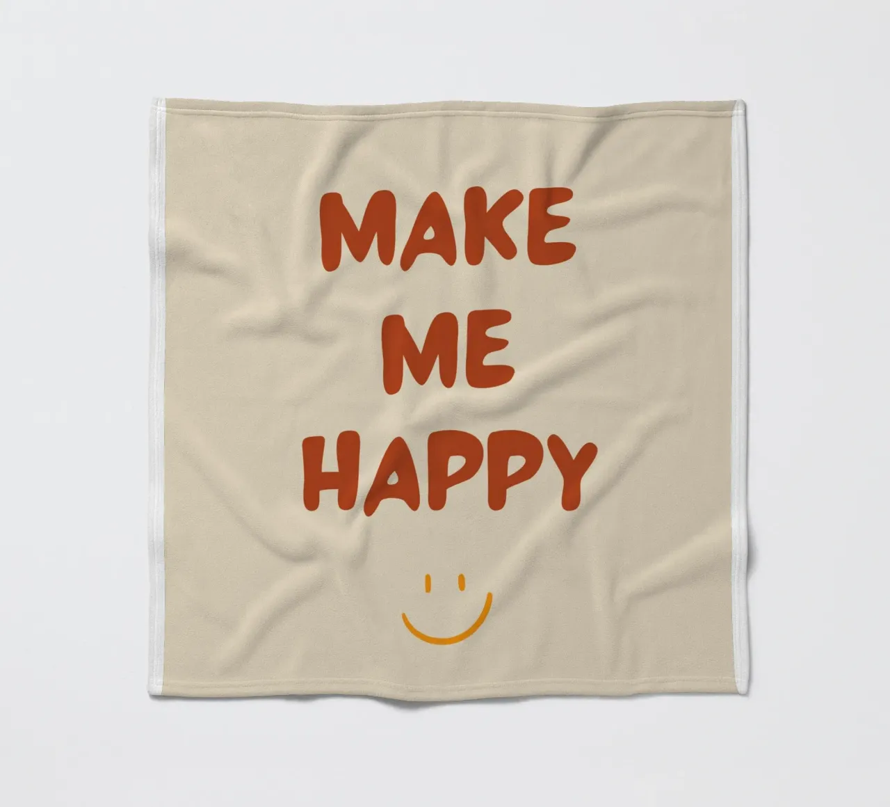 Make me Happy - Retro Colors coperta in pile da Imaginative Quotes