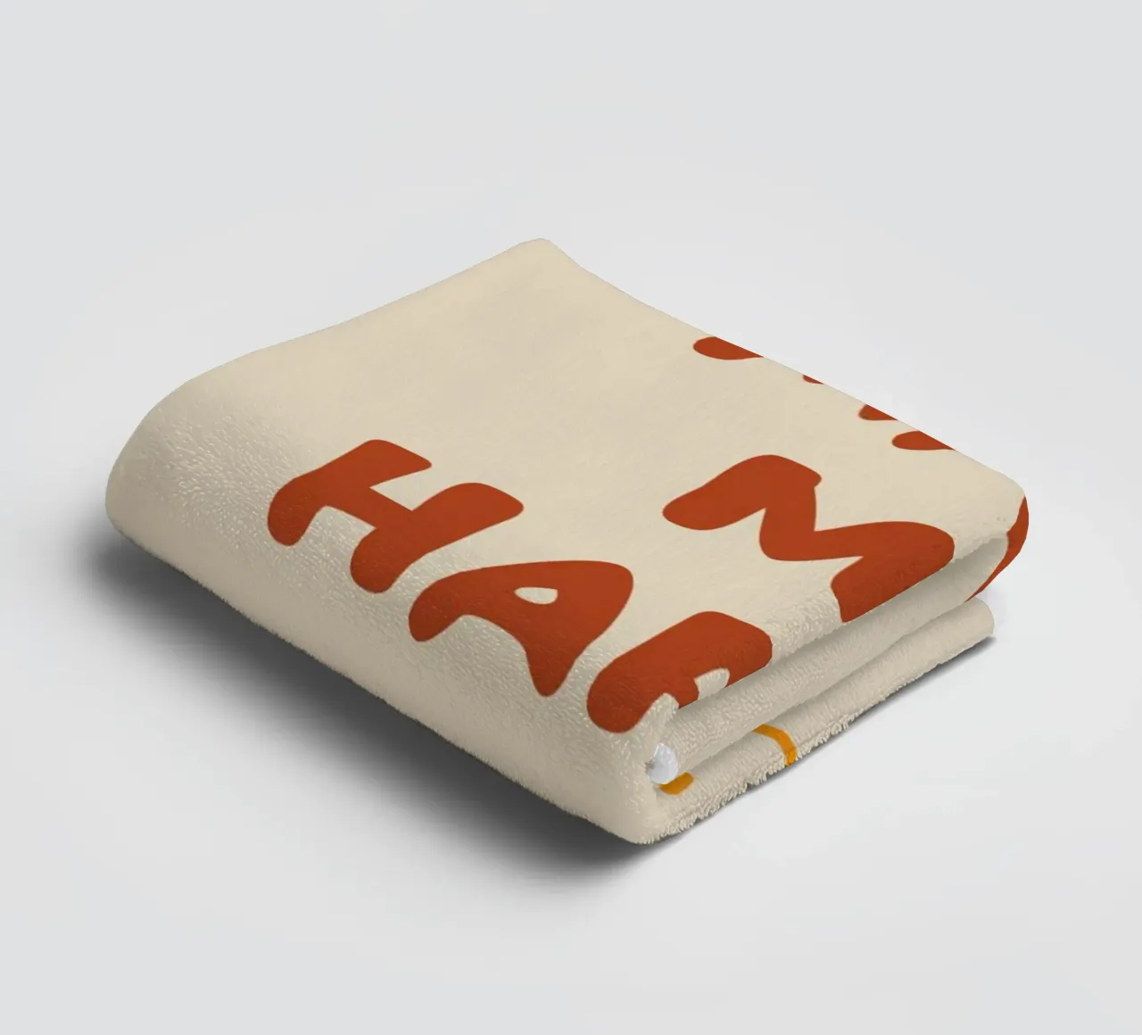 Make me Happy - Retro Colors asciugamano da bagno da Imaginative Quotes