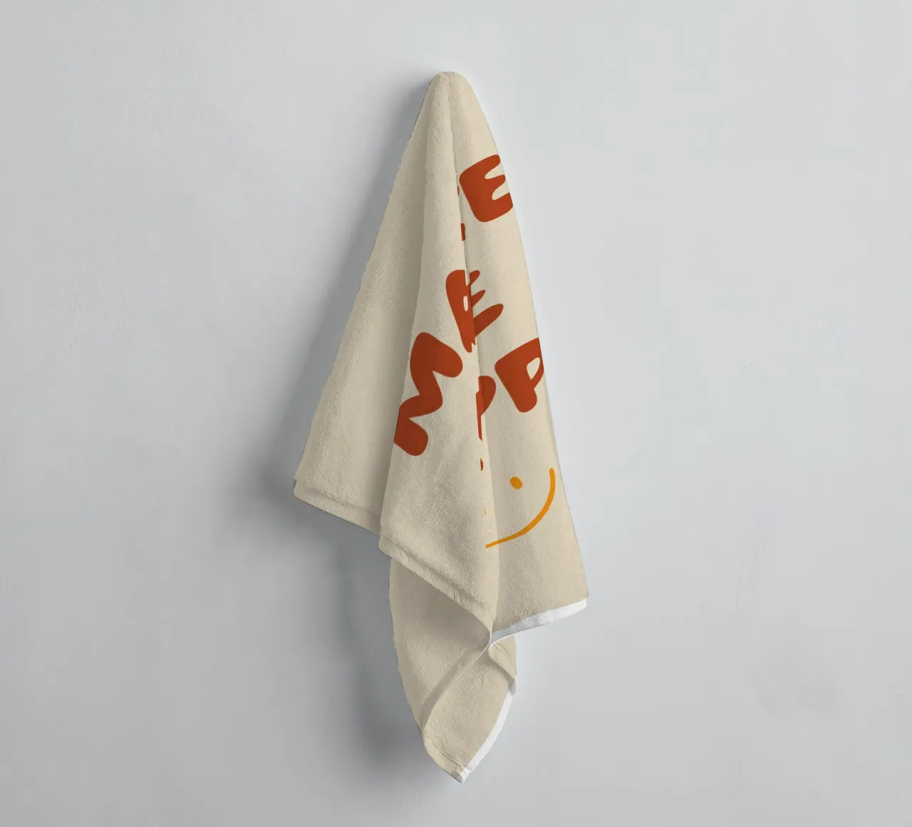 Make me Happy - Retro Colors asciugamano da bagno da Imaginative Quotes