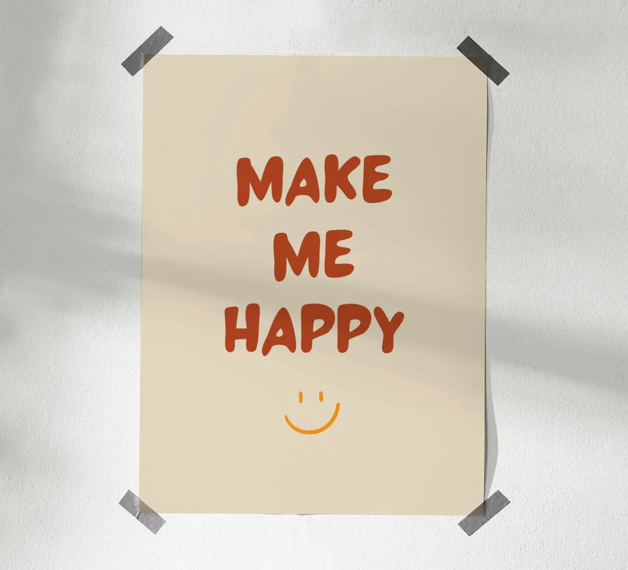 Make me Happy - Retro Colors carta hahnemühle da Imaginative Quotes
