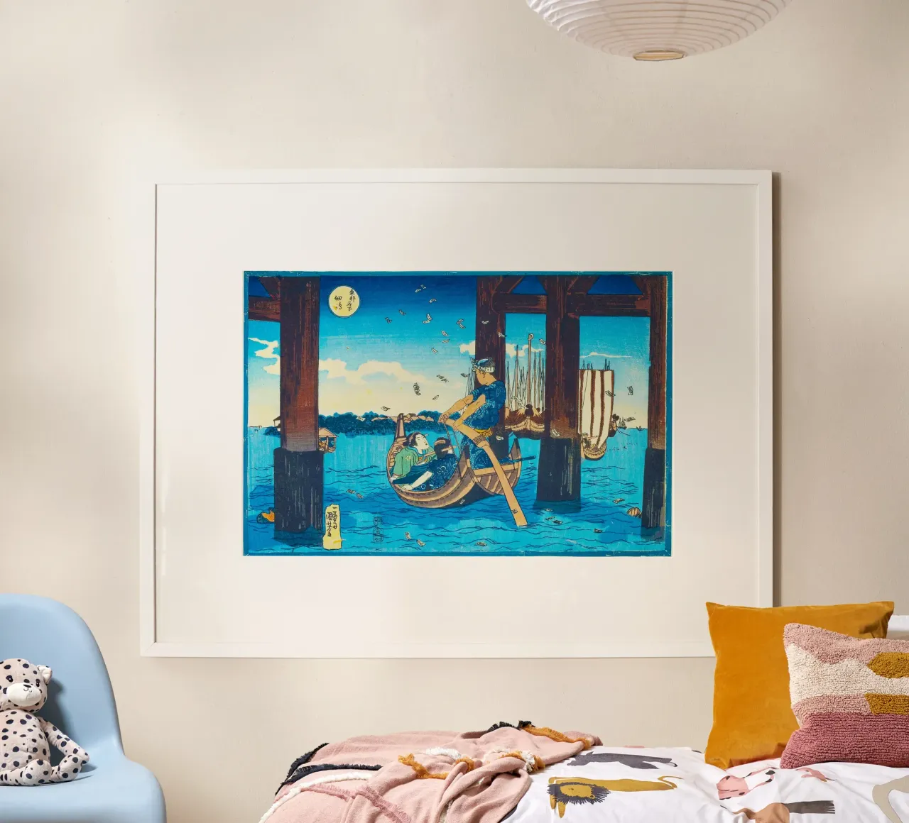 Tsukuda Island by Utagawa Kuniyoshi carta hahnemühle da Haru Prints