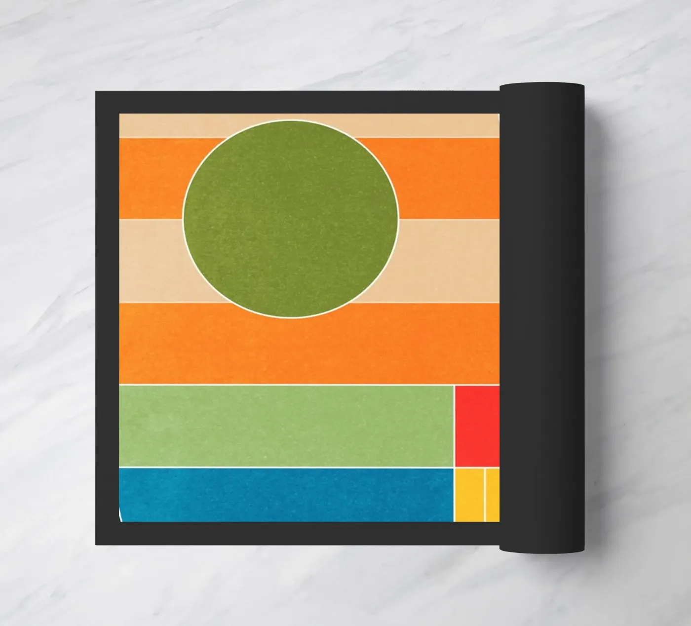Modern Geometry doormat by Gaite