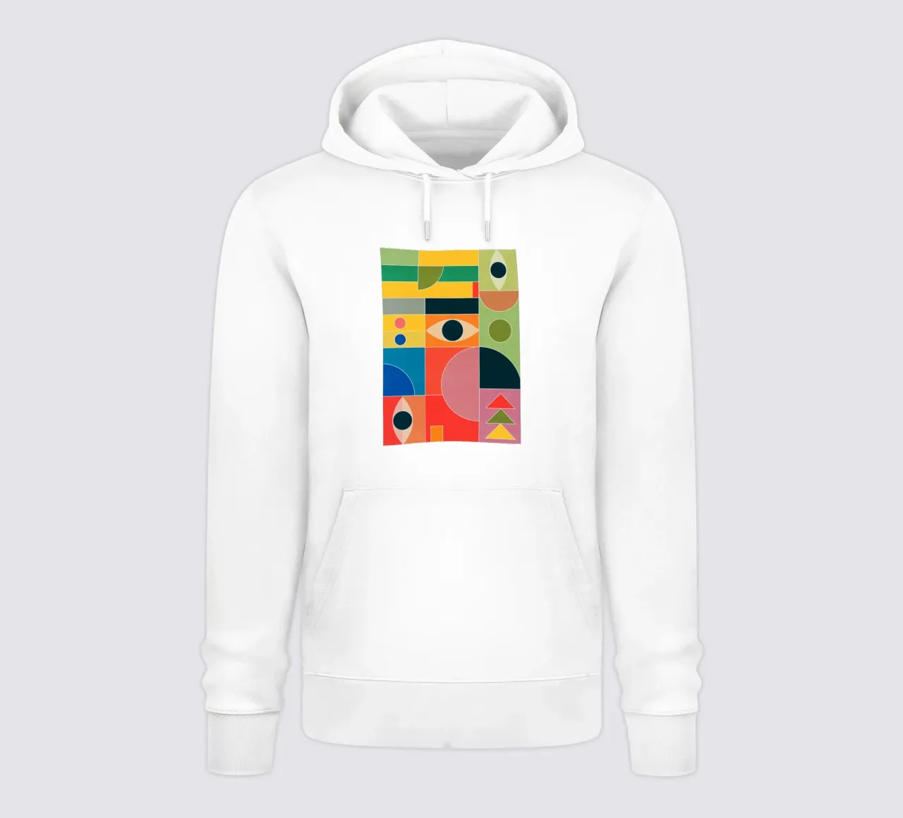 Forme di colore felpa con cappuccio da M.A.Z.U.N.