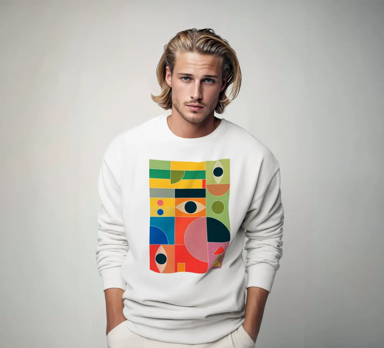 Formes de couleurs sweat de M.A.Z.U.N.