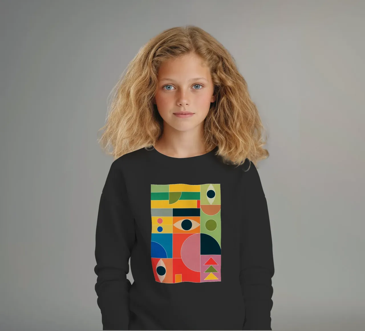 Forme di colore felpa bambino da M.A.Z.U.N.