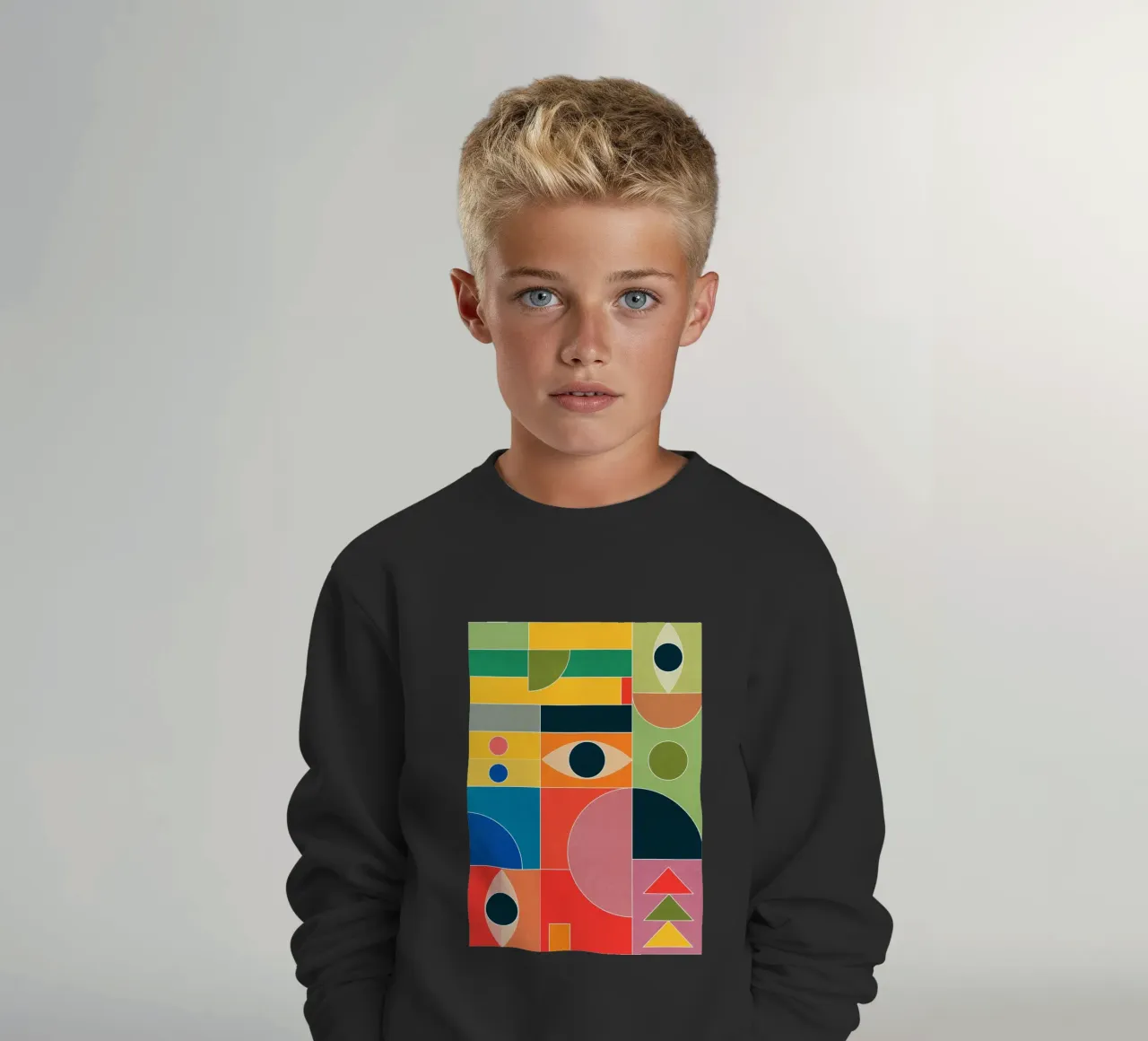 Forme di colore felpa bambino da M.A.Z.U.N.