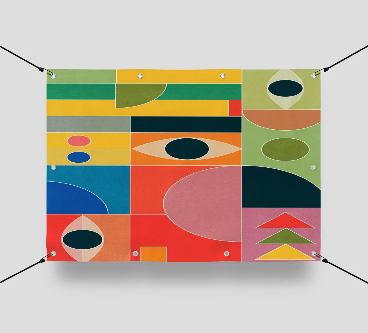 Forme di colore telo in pvc da M.A.Z.U.N.