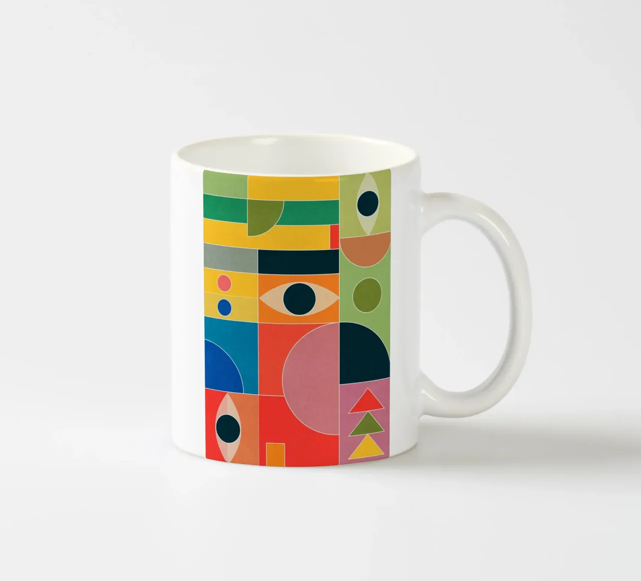 Forme di colore tazza in ceramica da M.A.Z.U.N.