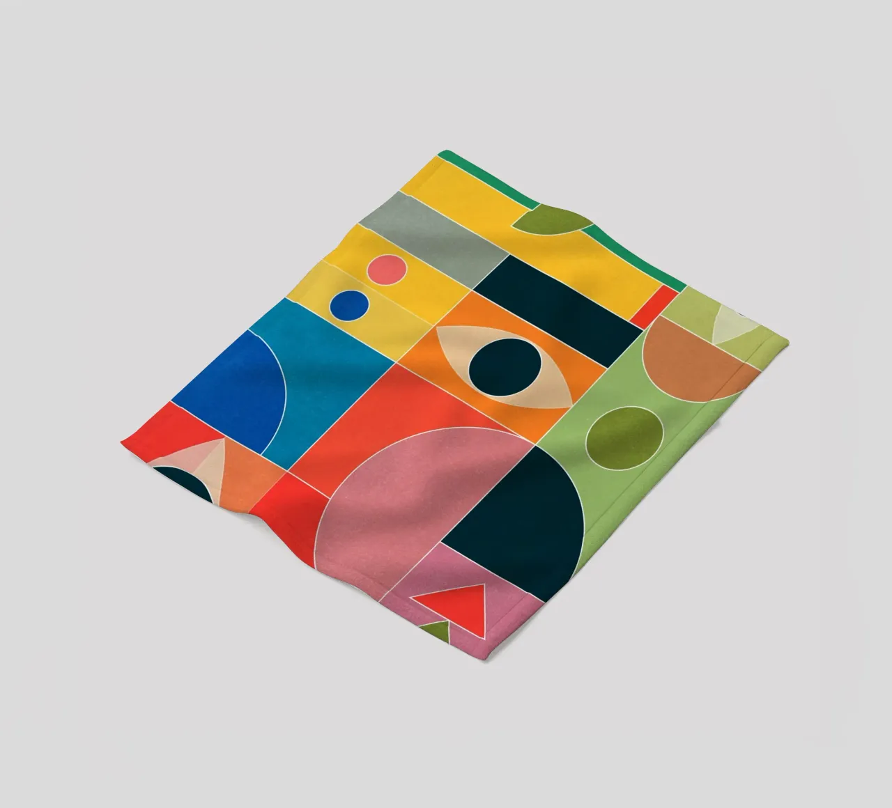 Forme di colore coperta in pile da M.A.Z.U.N.