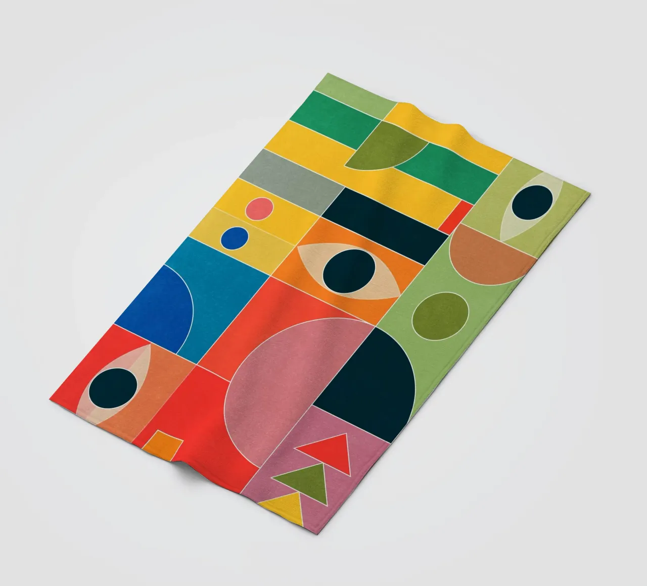 Forme di colore coperta in pile da M.A.Z.U.N.