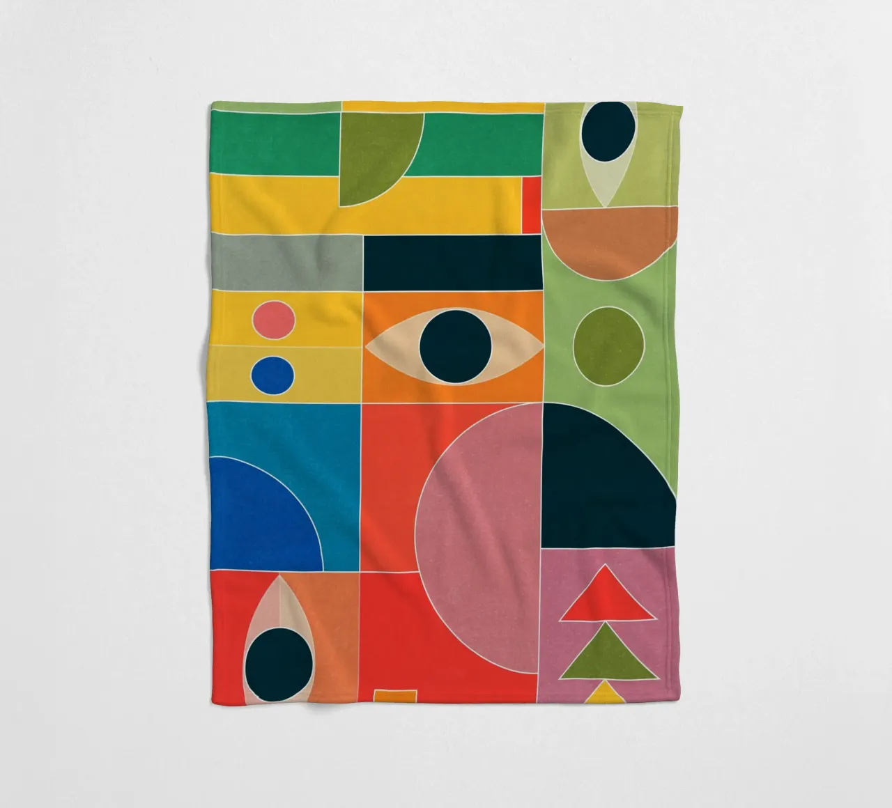 Forme di colore coperta in pile da M.A.Z.U.N.