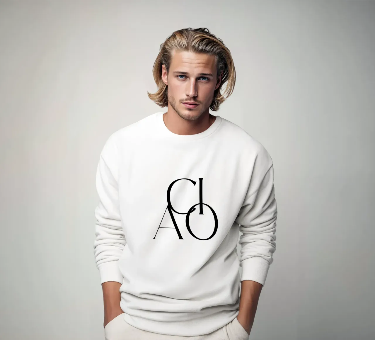 Custom Background Color - Ciao sweatshirt van Imaginative Quotes