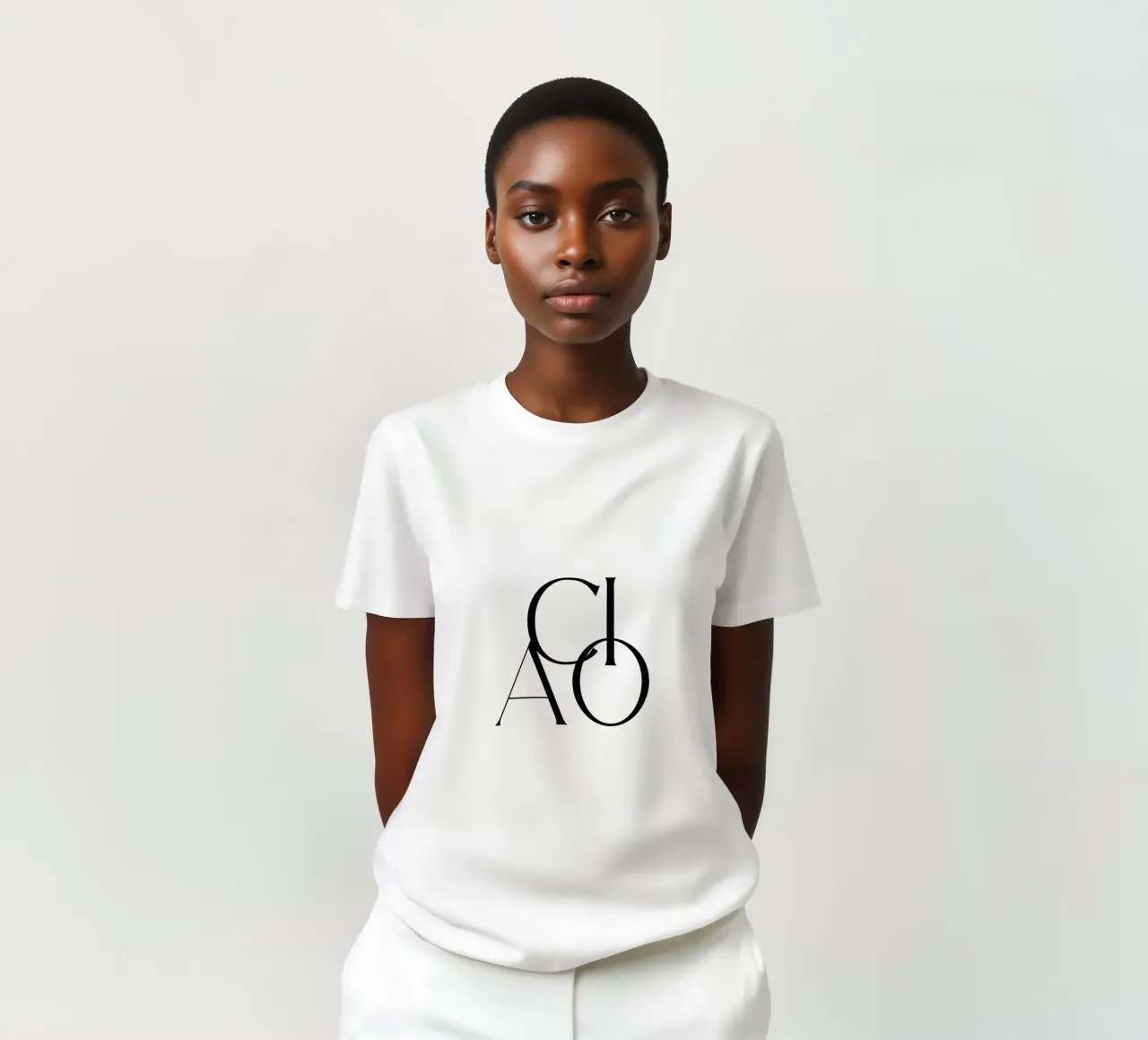 Custom Background Color - Ciao t-shirt by Imaginative Quotes