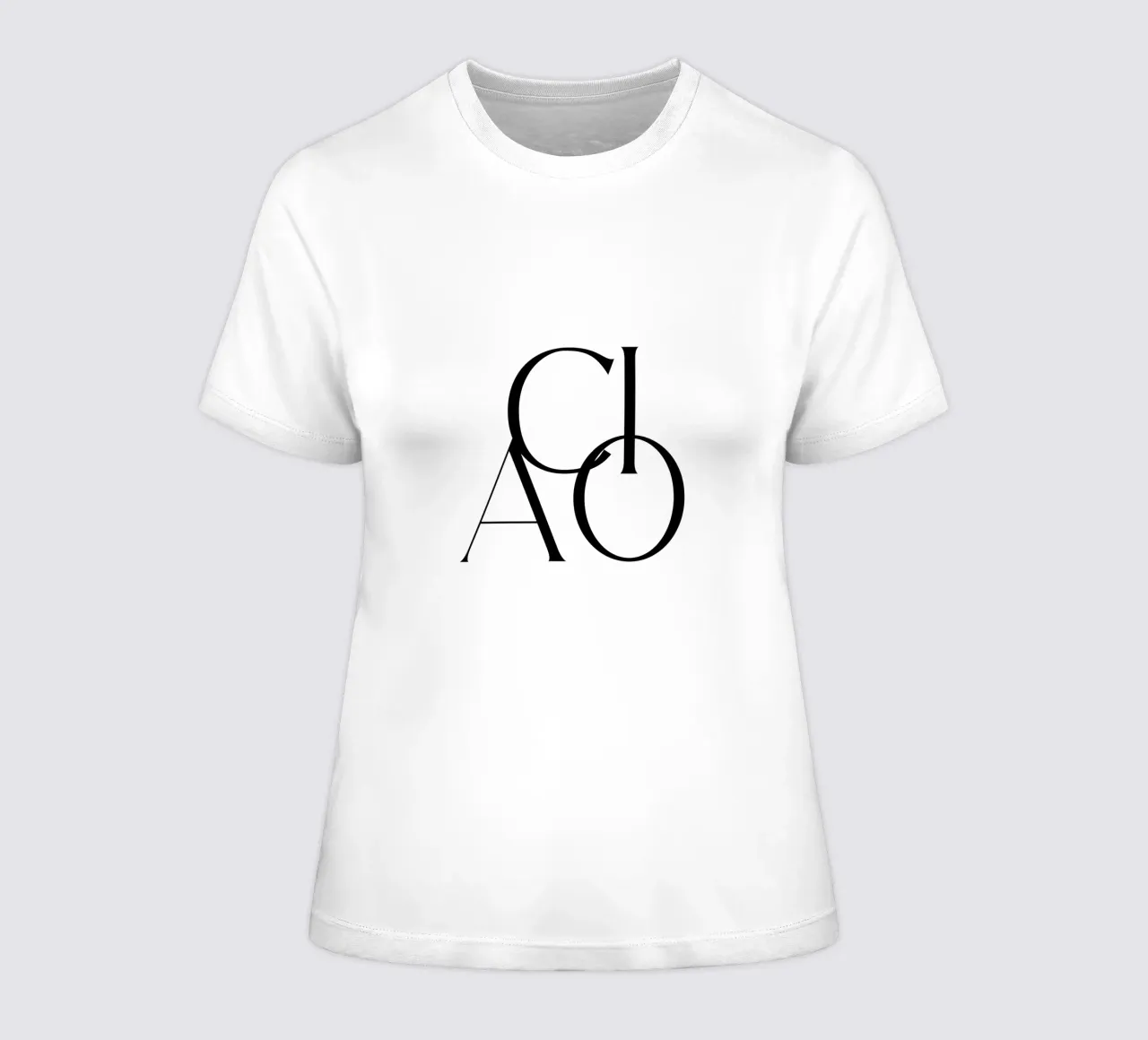 Custom Background Color - Ciao t-shirt da donna da Imaginative Quotes
