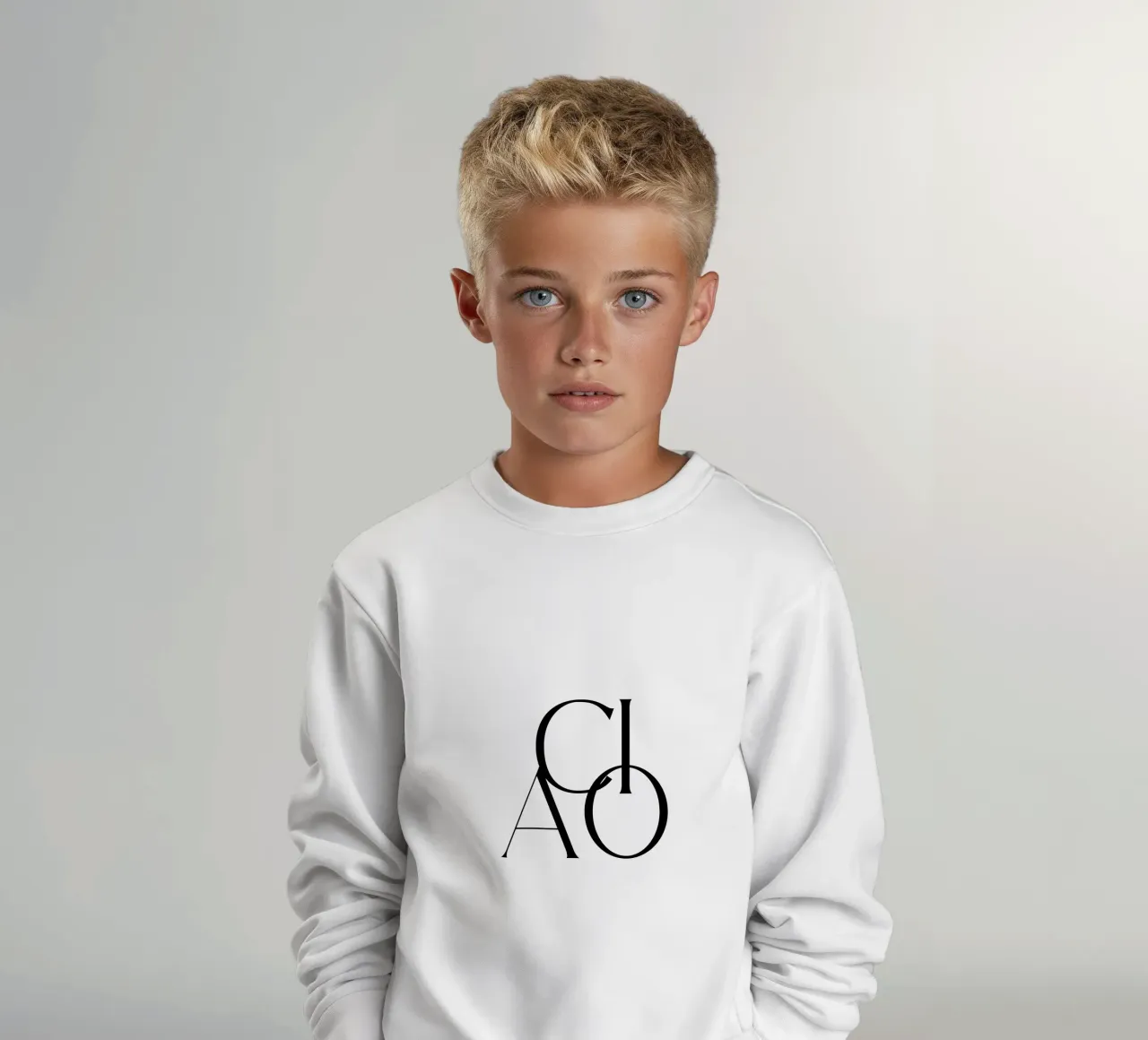 Custom Background Color - Ciao felpa bambino da Imaginative Quotes