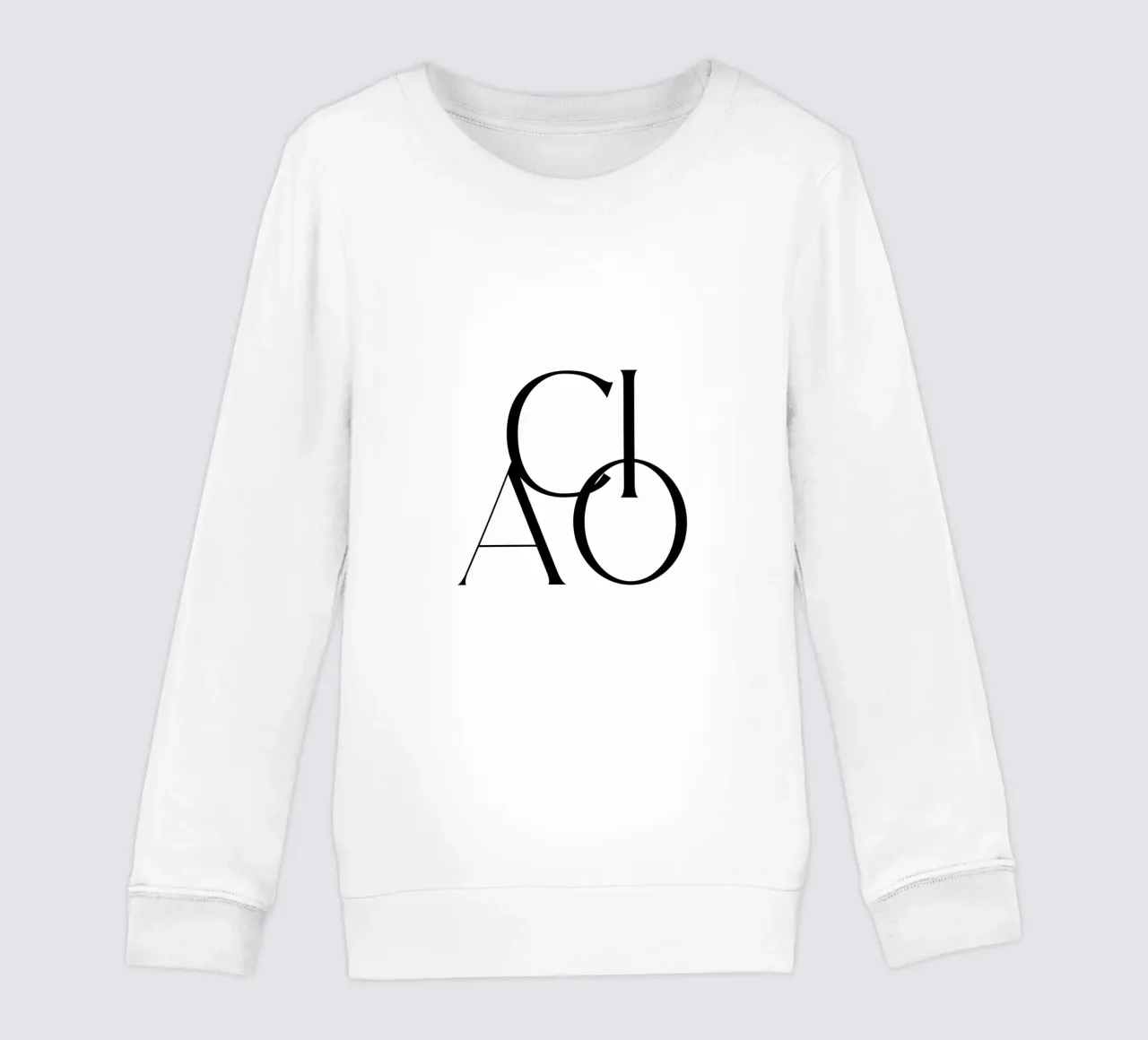 Custom Background Color - Ciao felpa bambino da Imaginative Quotes