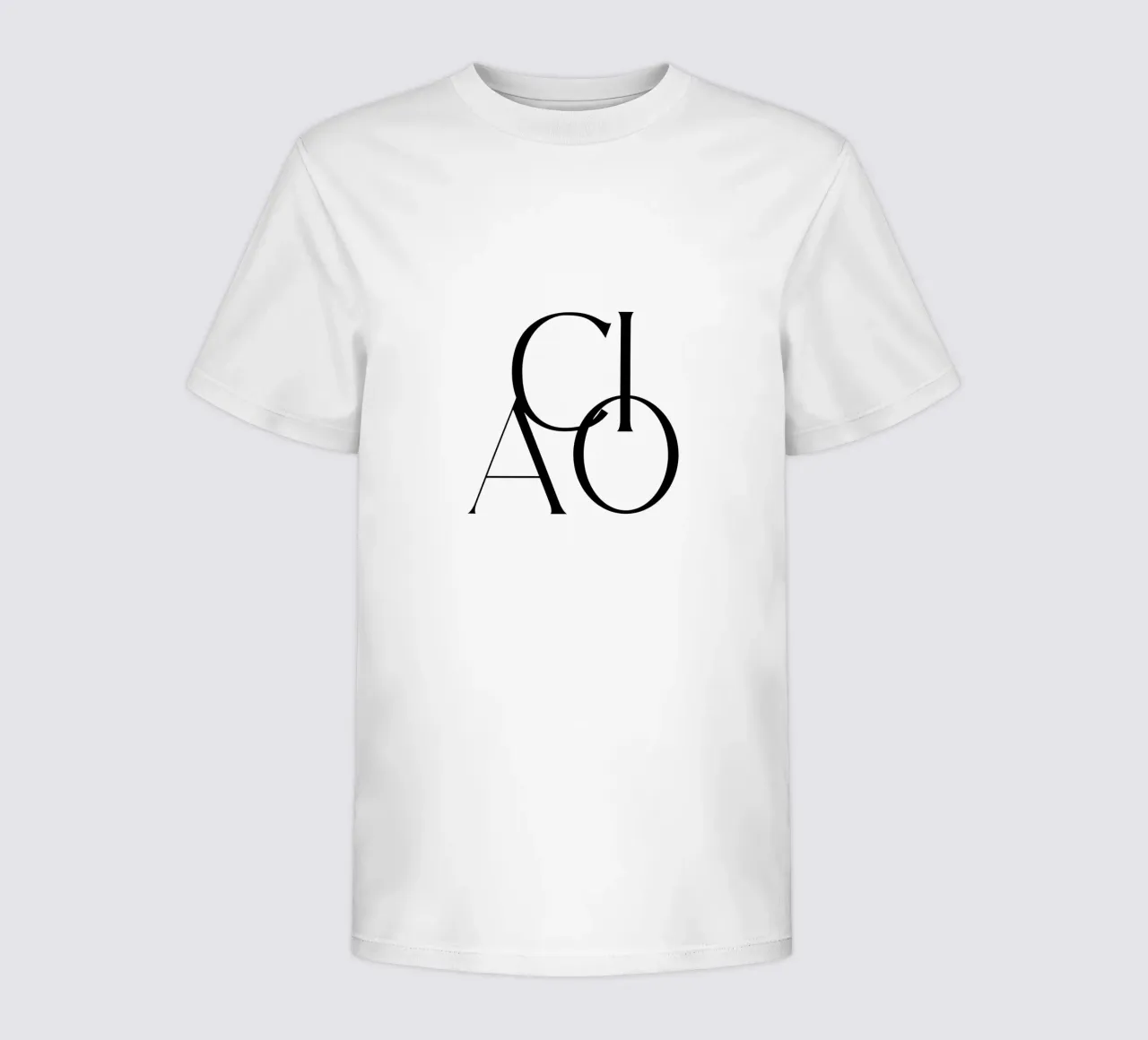 Custom Background Color - Ciao t-shirt bambini da Imaginative Quotes