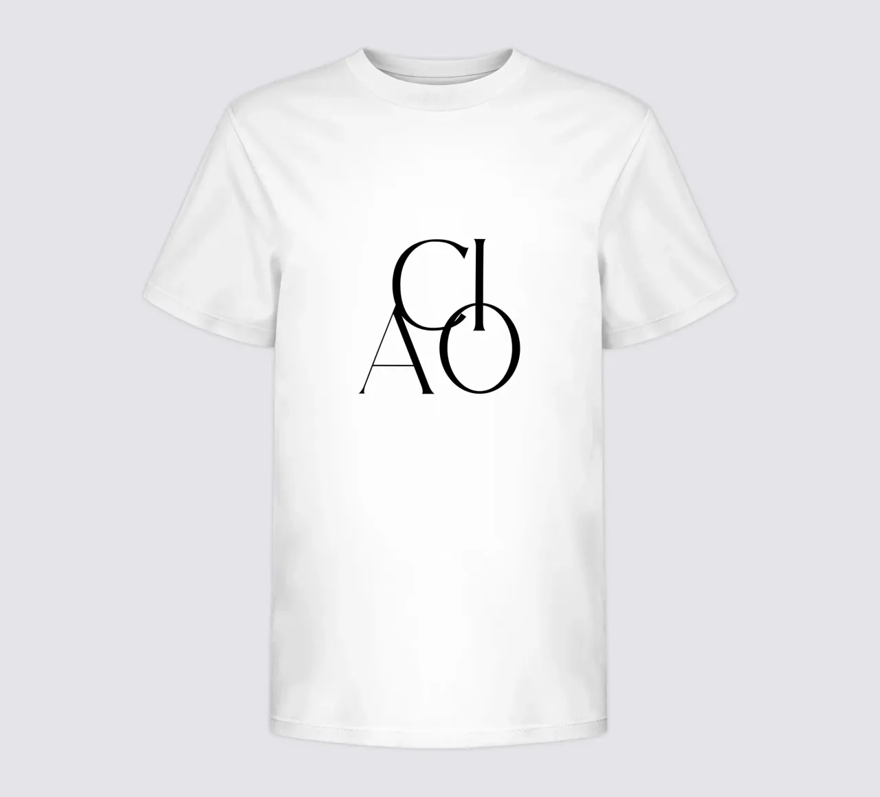 Custom Background Color - Ciao t-shirt bambini da Imaginative Quotes