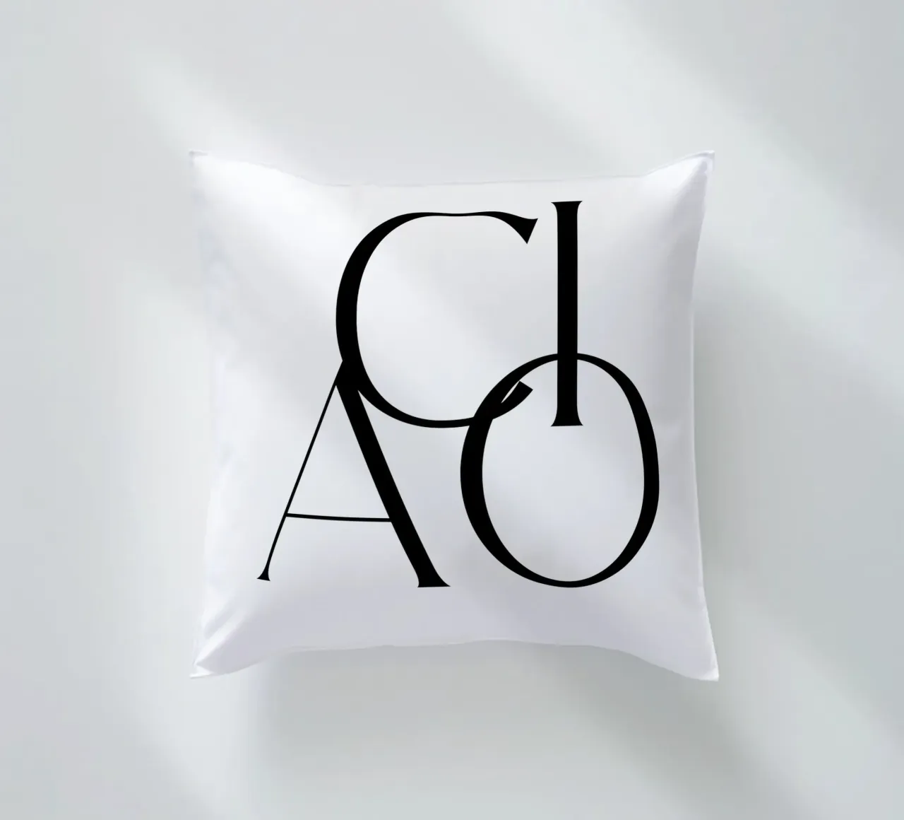 Custom Background Color - Ciao cuscino da Imaginative Quotes