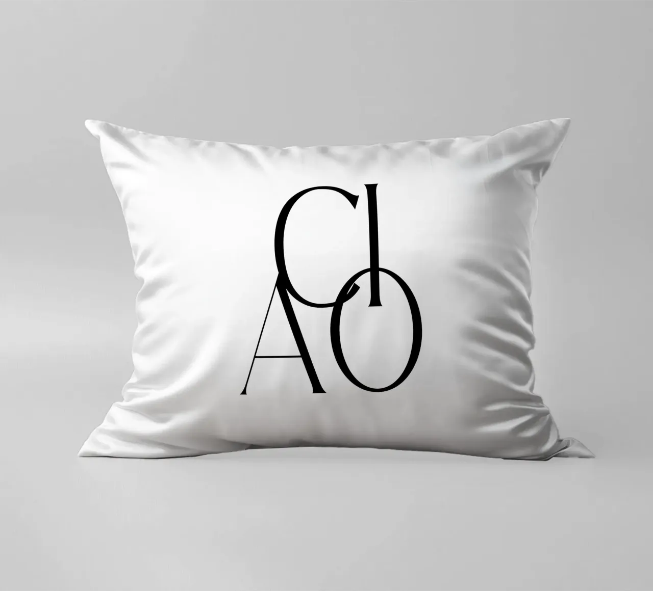 Custom Background Color - Ciao cuscino da Imaginative Quotes