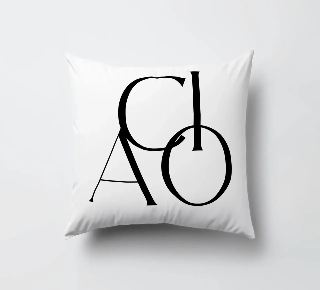 Custom Background Color - Ciao cuscino da Imaginative Quotes