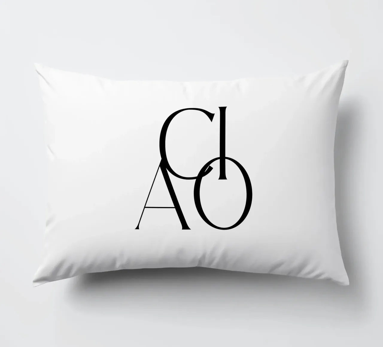 Custom Background Color - Ciao cuscino da Imaginative Quotes