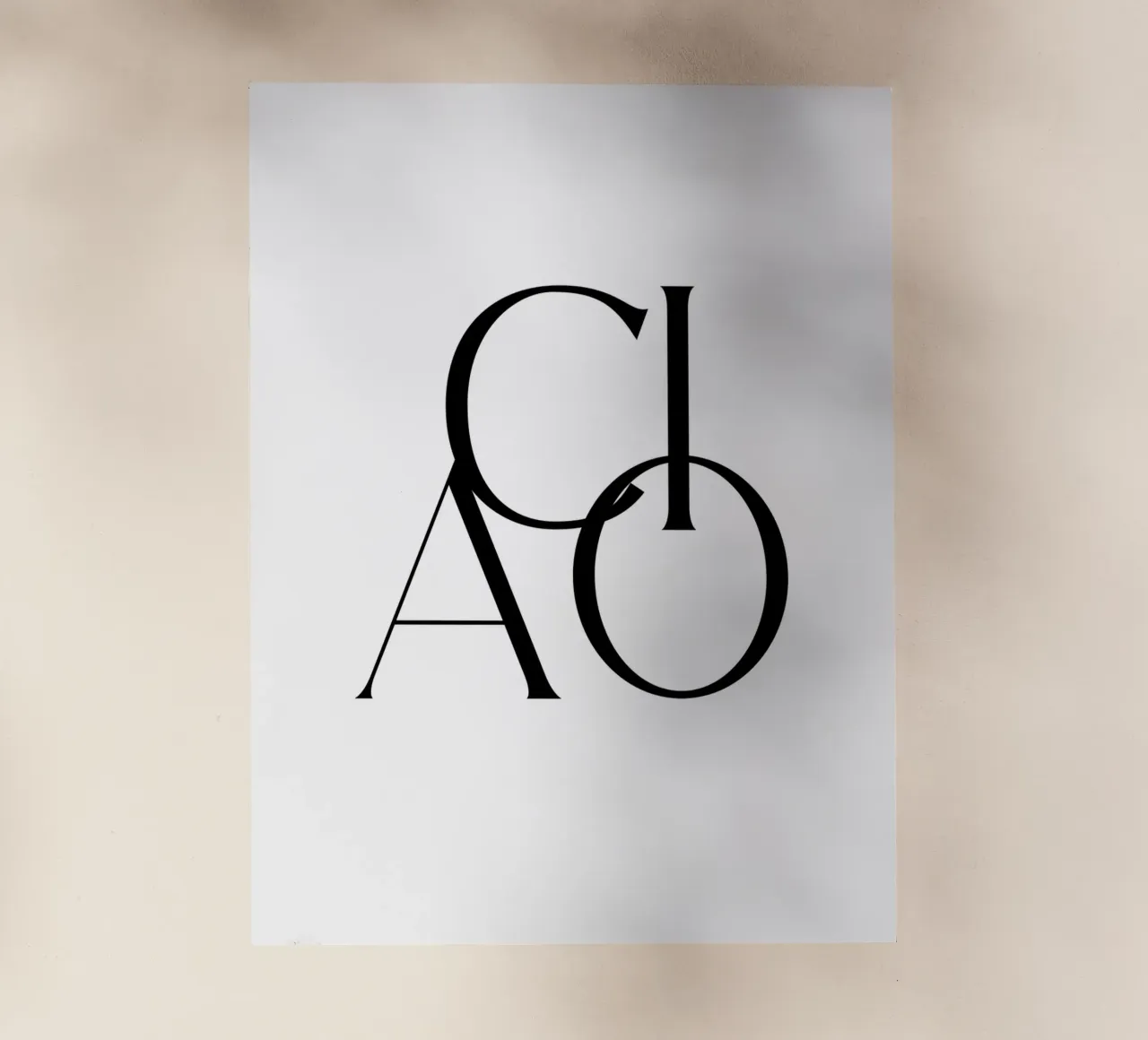 Custom Background Color - Ciao pellicola backlit da Imaginative Quotes