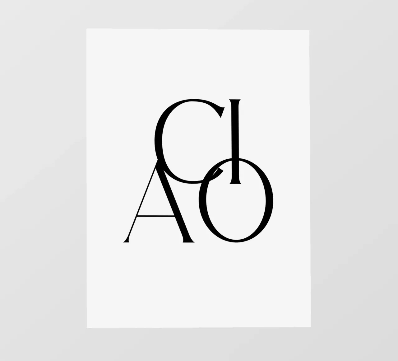 Custom Background Color - Ciao pellicola backlit da Imaginative Quotes