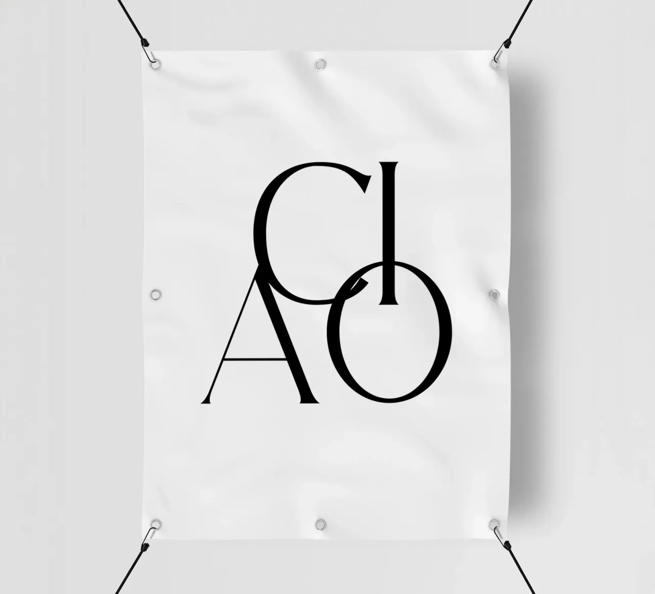 Custom Background Color - Ciao telo in pvc da Imaginative Quotes