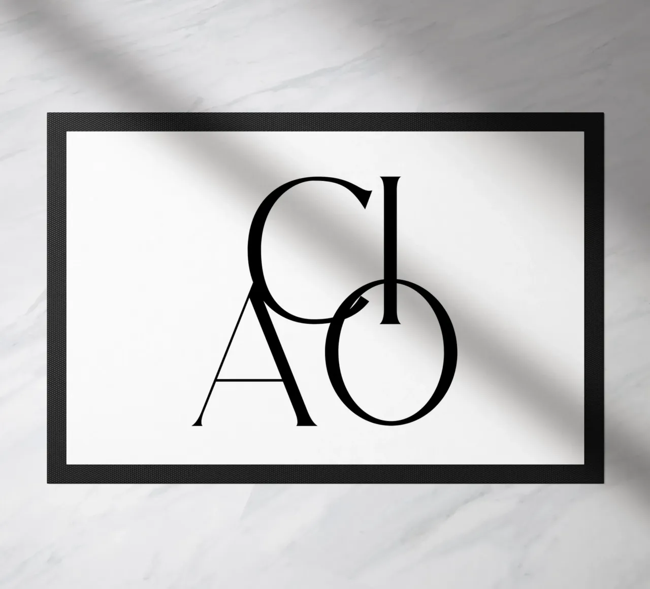 Custom Background Color - Ciao doormat by Imaginative Quotes