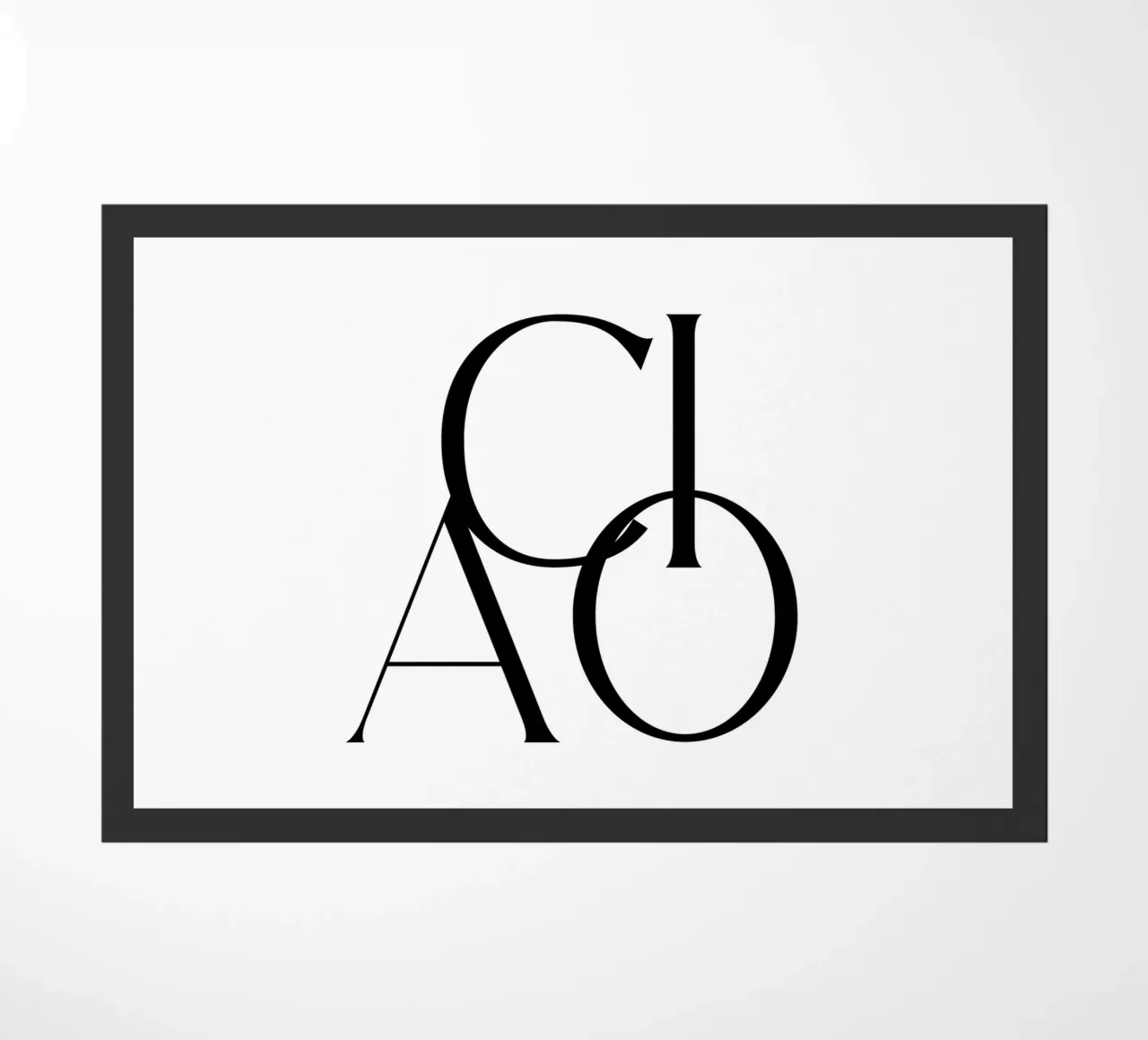 Custom Background Color - Ciao doormat by Imaginative Quotes