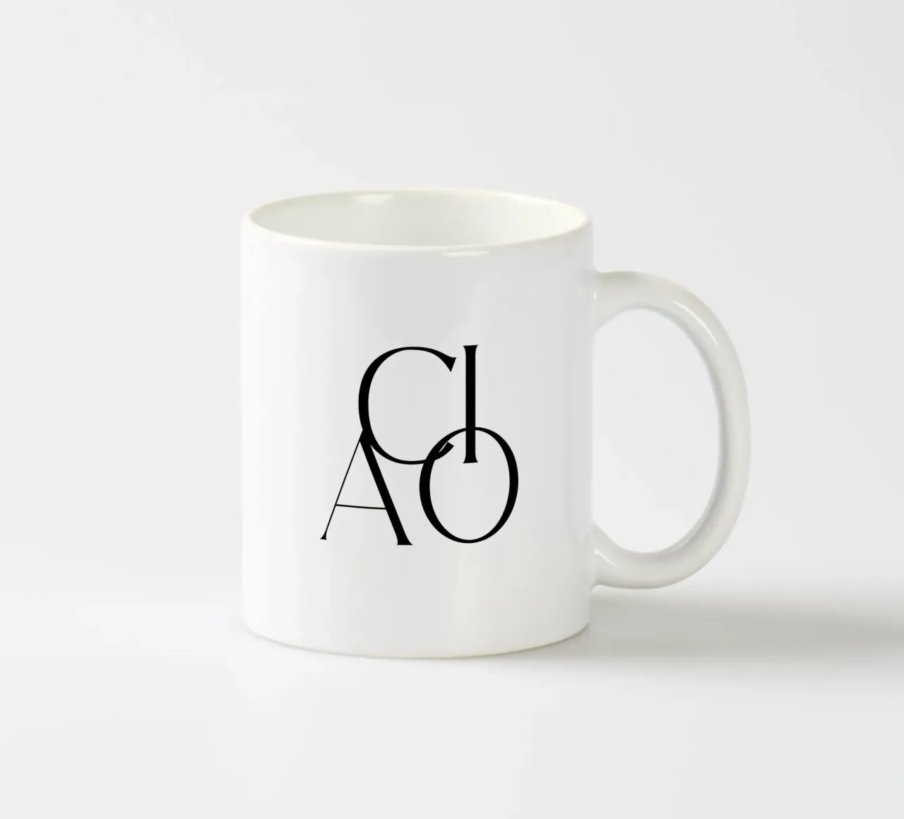 Custom Background Color - Ciao tazza in ceramica da Imaginative Quotes