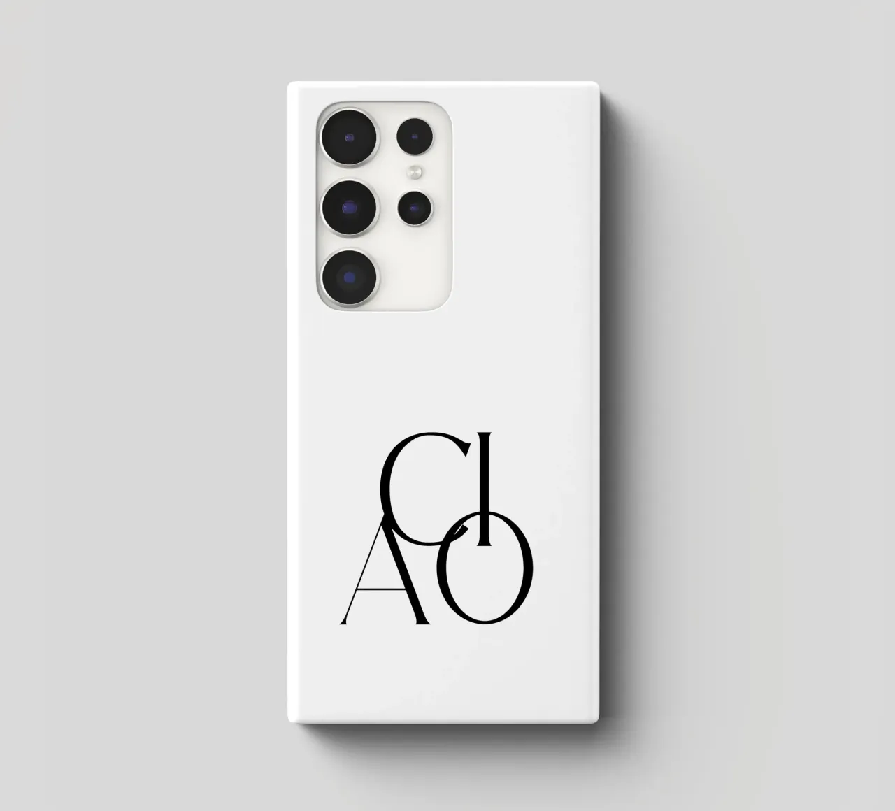 Custom Background Color - Ciao cover samsung da Imaginative Quotes