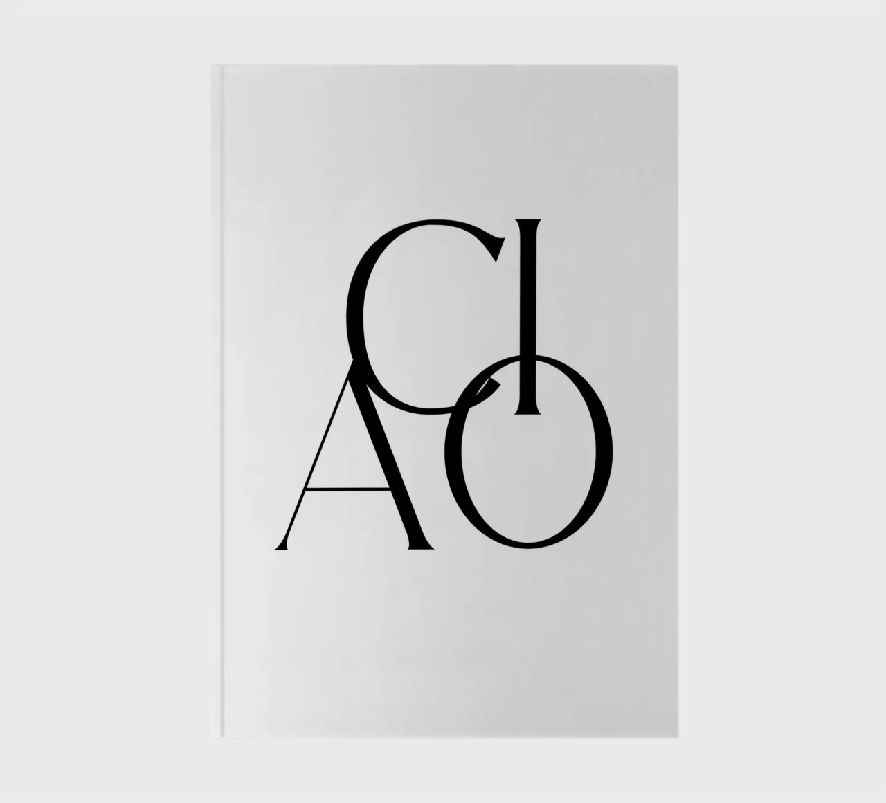 Custom Background Color - Ciao notebook by Imaginative Quotes