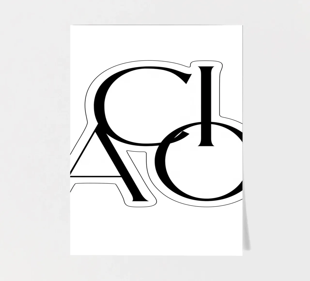 Custom Background Color - Ciao foglio adesivo da Imaginative Quotes