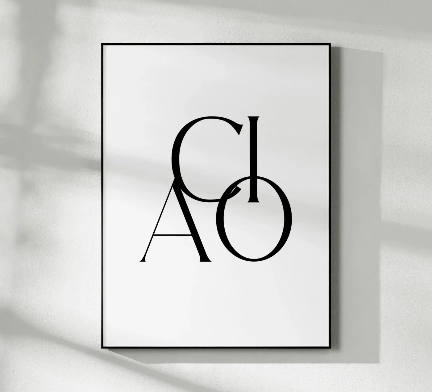 Custom Background Color - Ciao plexiglass da Imaginative Quotes