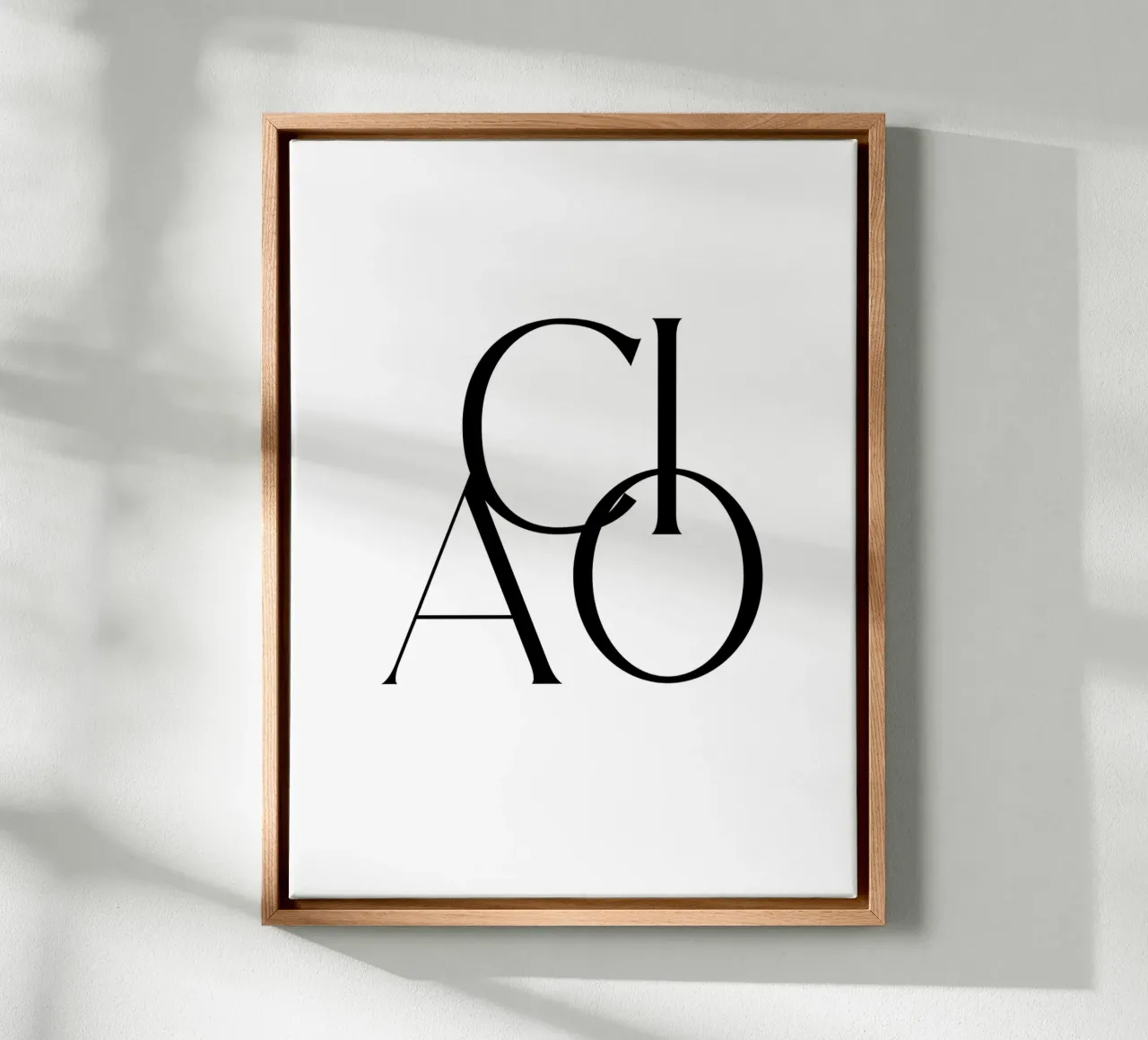 Custom Background Color - Ciao canvas by Imaginative Quotes