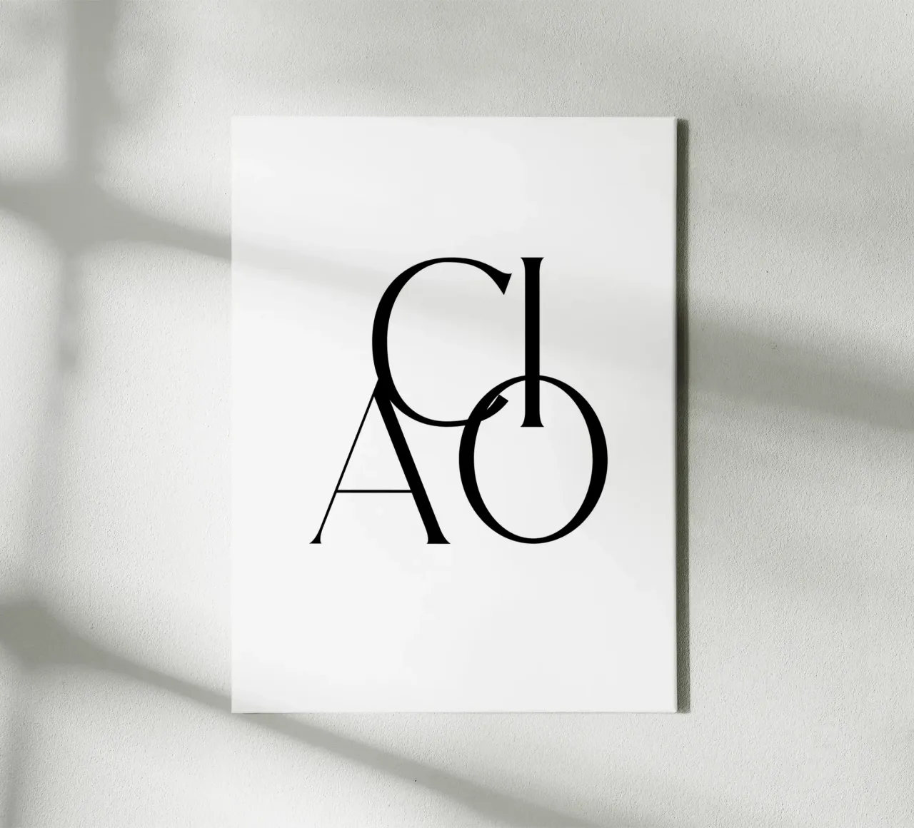 Custom Background Color - Ciao canvas by Imaginative Quotes