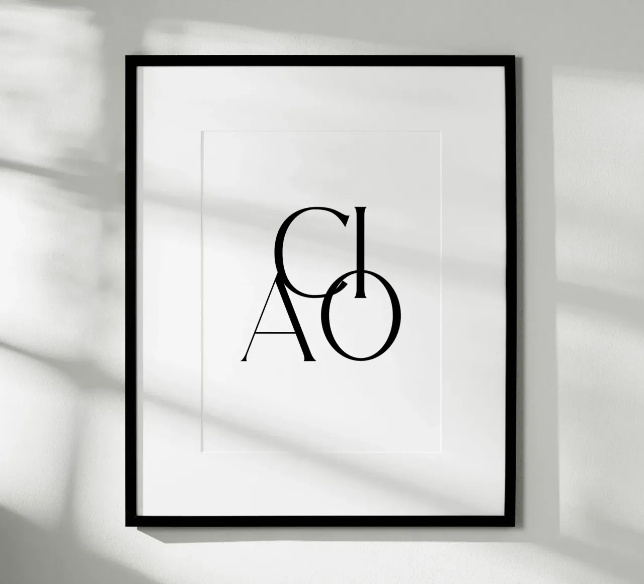 Custom Background Color - Ciao poster da Imaginative Quotes