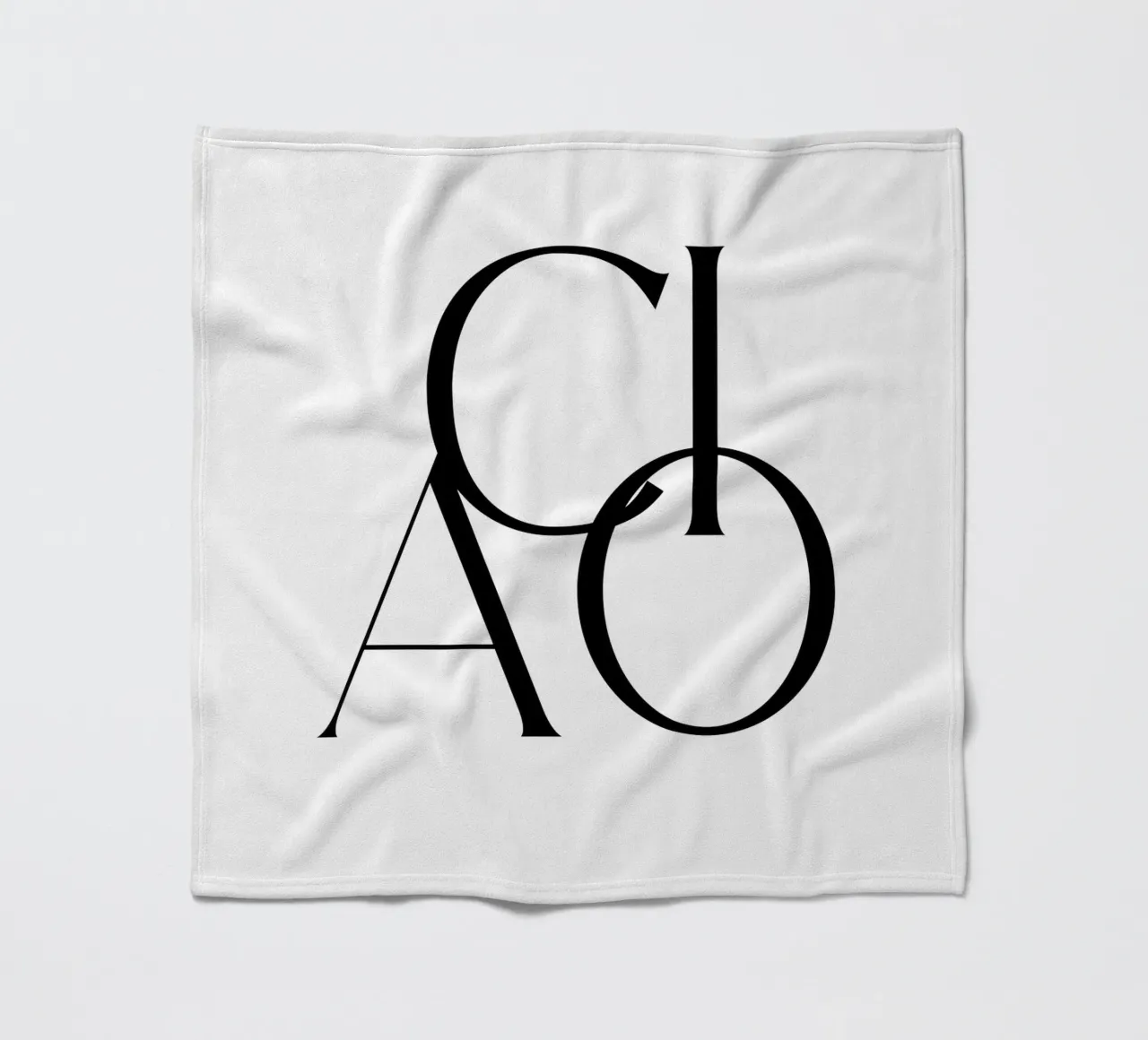 Custom Background Color - Ciao fleece blanket by Imaginative Quotes