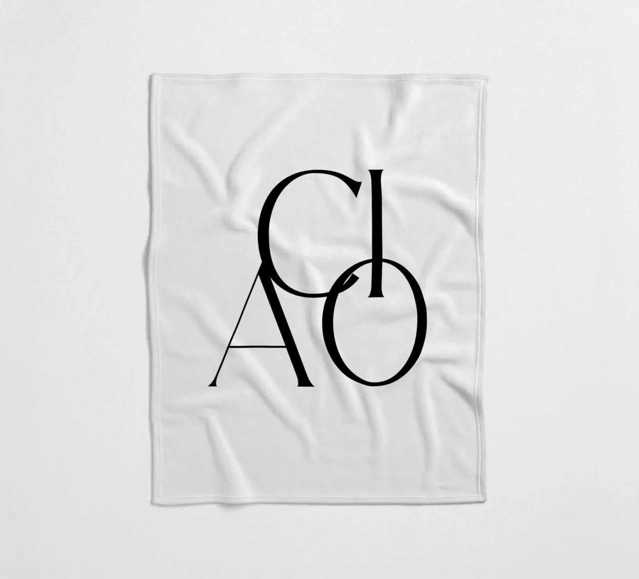 Custom Background Color - Ciao fleece blanket by Imaginative Quotes