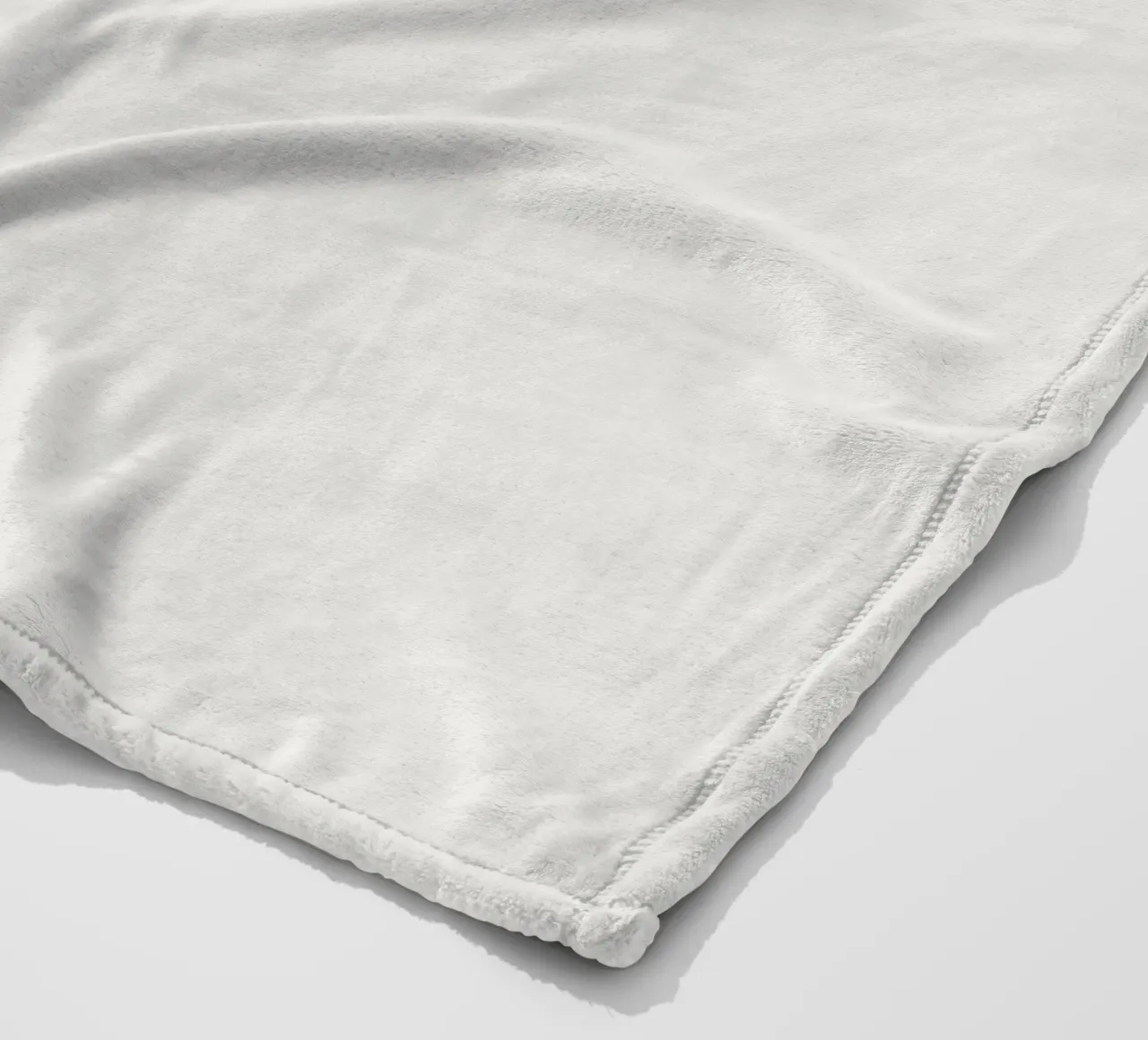 Hand-Drawn Flower – Minimal Botanical Line Art Print coperta in pile da Aralyn