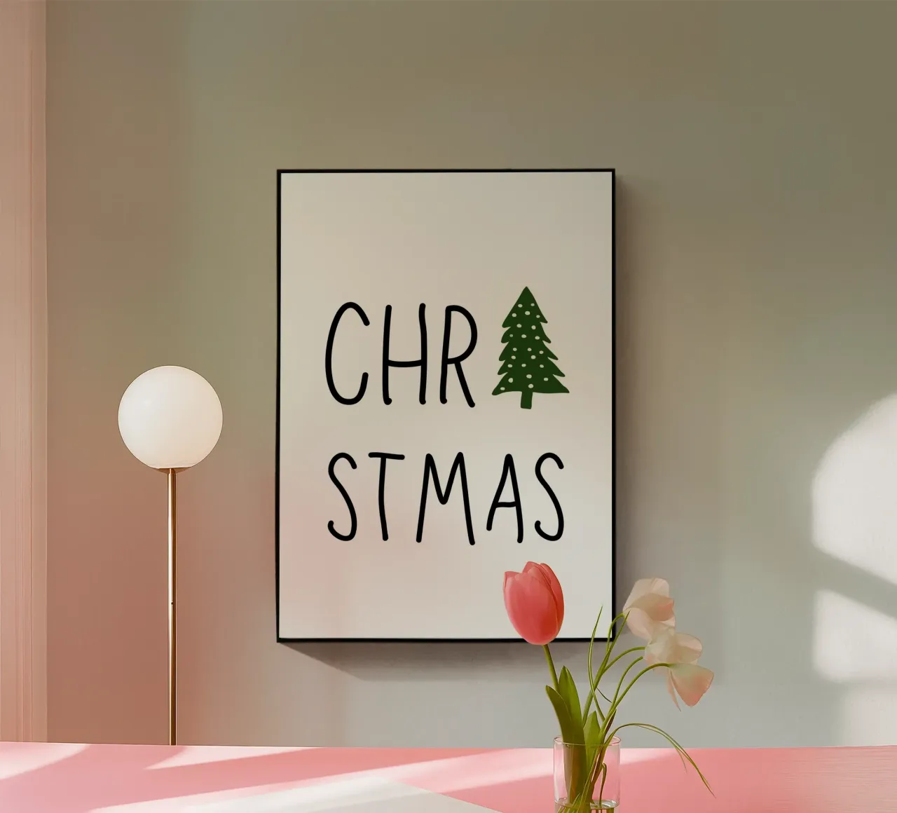 Christmas plexiglass da HolidaysCandyWalls