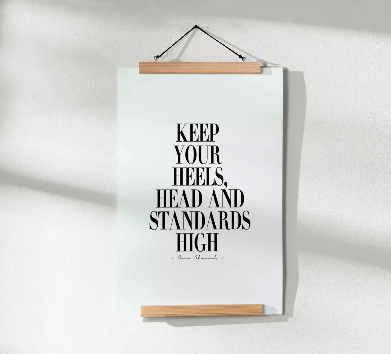 Keep Your Heels, Head & Standards High Hahnemühle von Honeymoon Hotel
