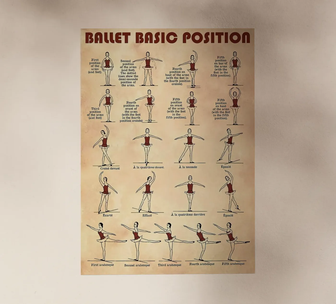 Ballet Basic Position backlit film by Maritiknowled