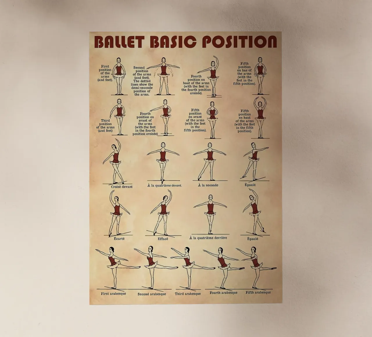 Ballet Basic Position backlit film by Maritiknowled