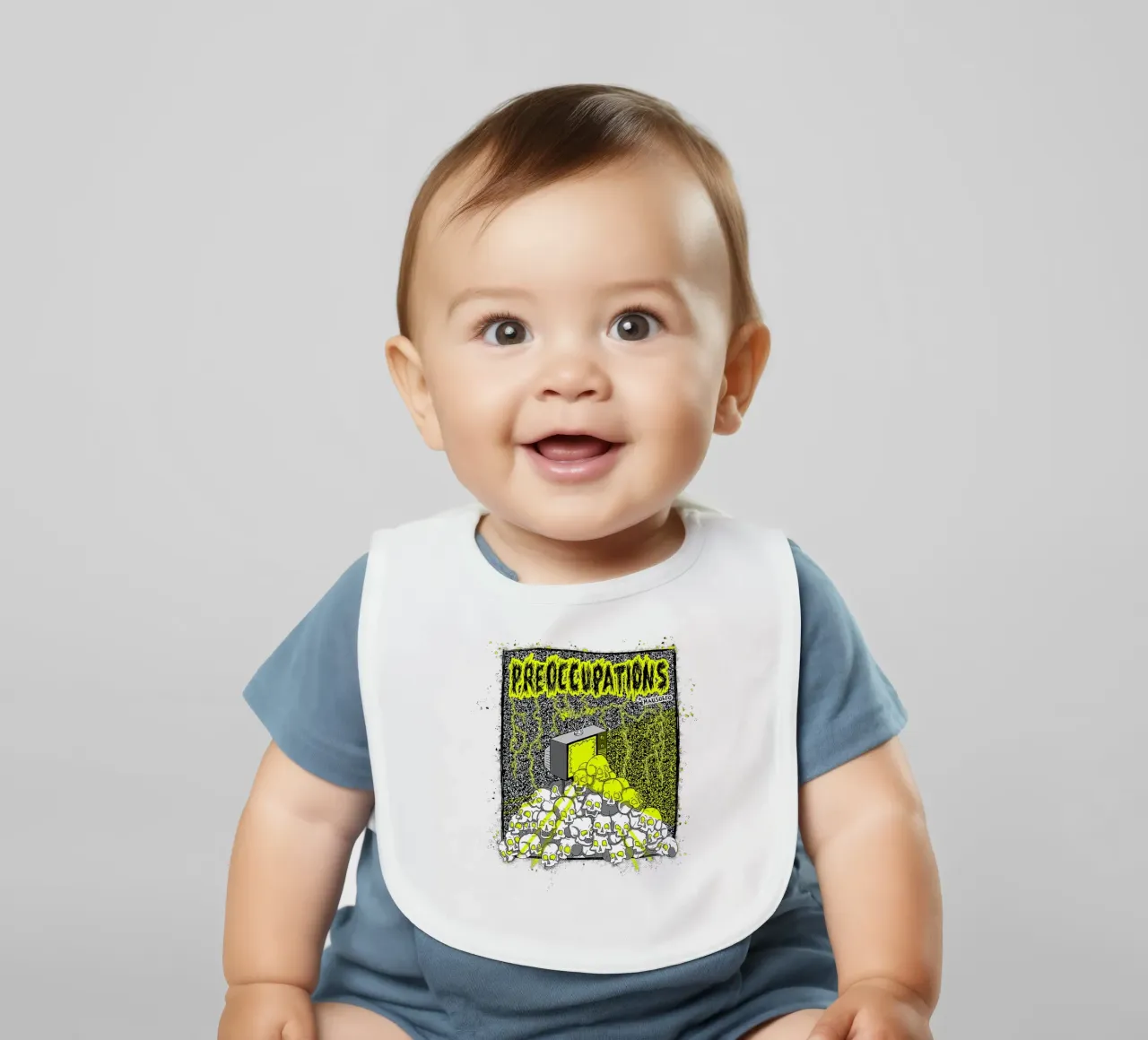 Preoccupations Skull Static bavaglino da MR.A